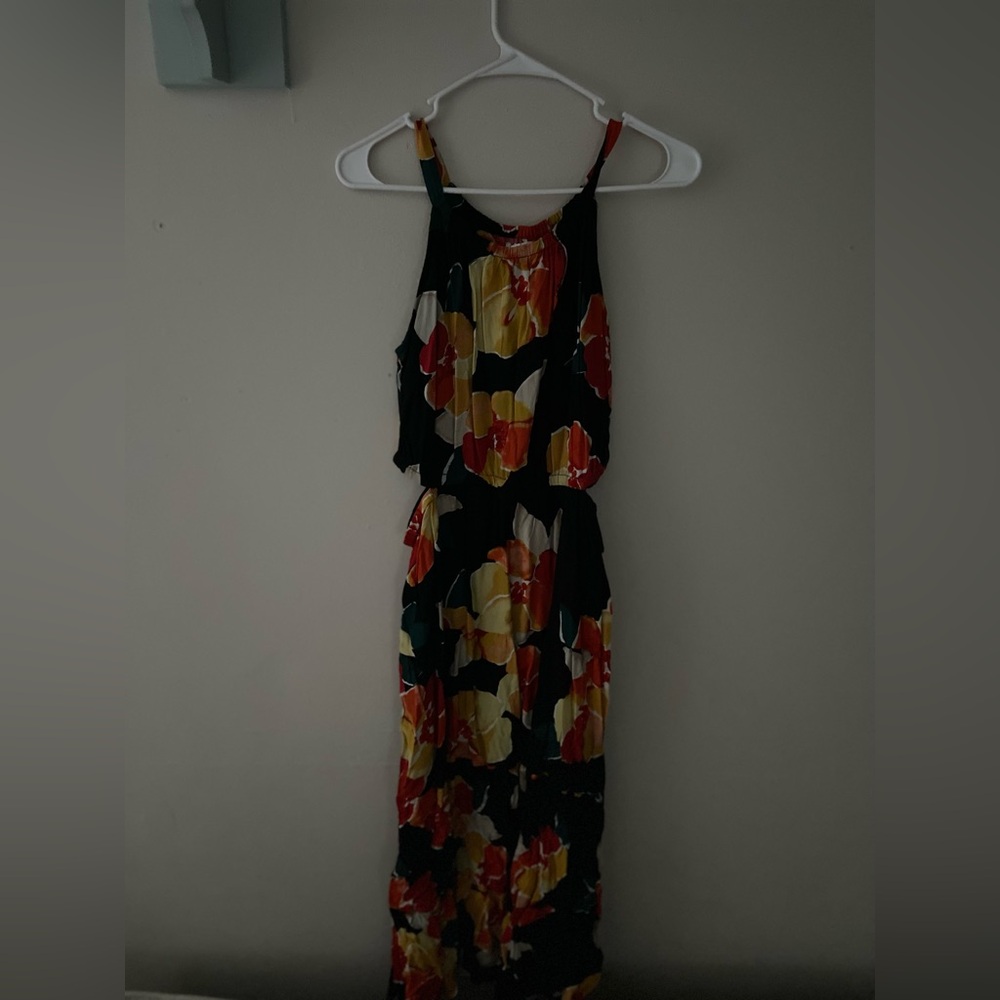 Floral Sleeveless Dress - Multicolor